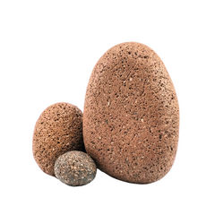 Smooth Red Lava Pebble